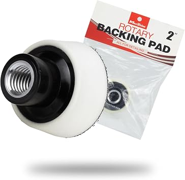 Maxshine 2" Universal Professional Rotary Polisher Backing Pad 50mm High-Performance Plate with 5/8" Thread Fits All Rotary Polishers Durable Auto Detailing Accessory
