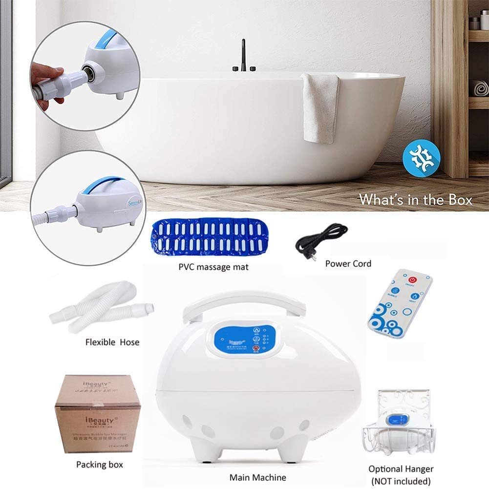 Tappetino da Bagno idromassaggio, con generatore d'ozono Macchina Spa Corpo Massaggio Stuoia della Vasca da Bagno della Bolla for Centri termali, Impermeabile Antiscivolo