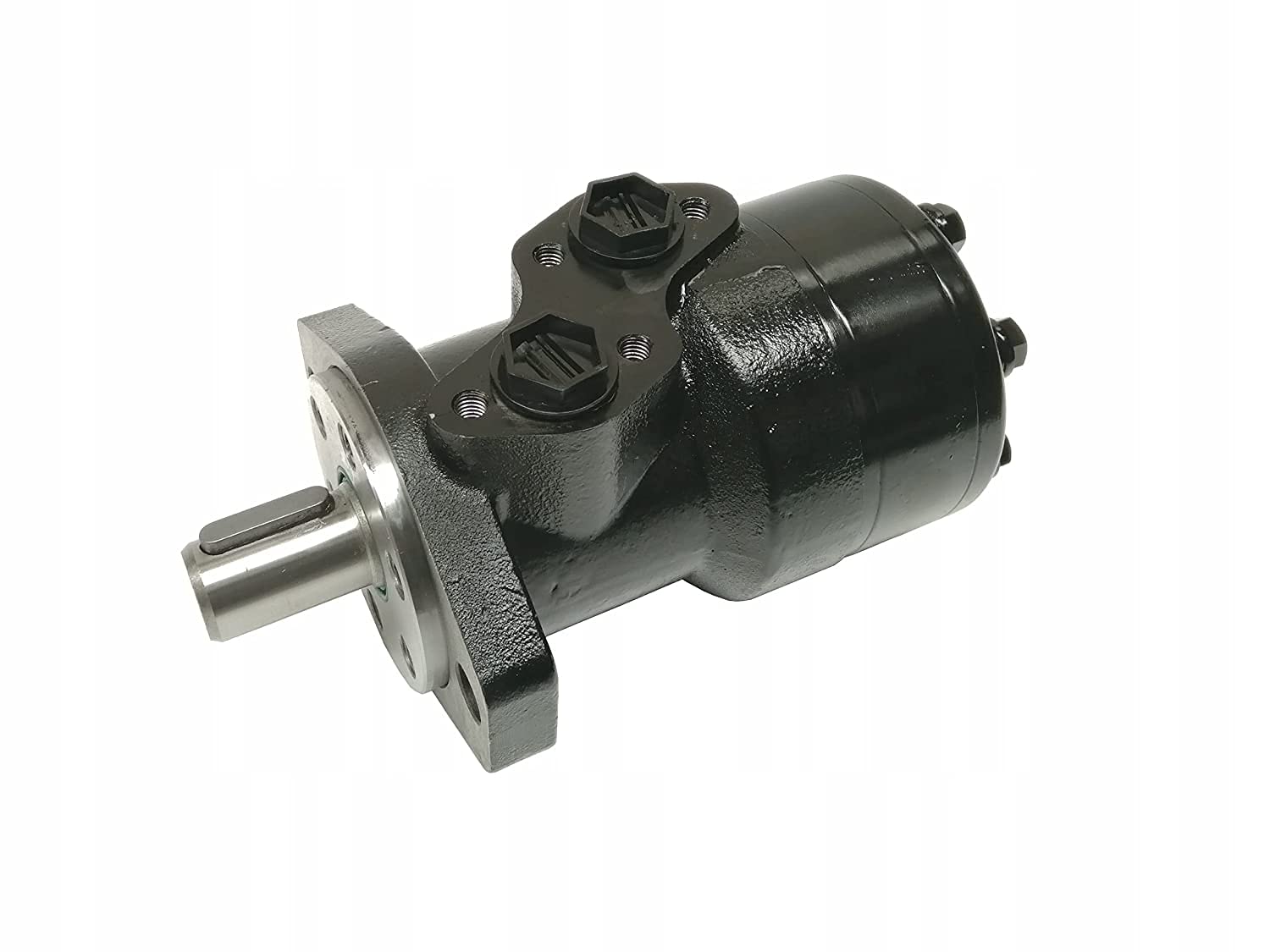 Presko Orbitaler Gerotor Hydraulikmotor 400 cm³/Umdrehung G ½" Anschluss, SAE A - Äquivalent OMR 400 BMR 400 SMR 400 Antriebswelle 25mm - Hohes Anlaufmoment