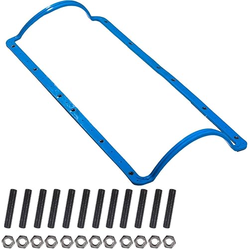 Upgraded Oil Pan Gasket with Steel Core Compatible with Ford 7.3 Powerstroke Diesel 1994-2003 F-250 F-350 F-450 F-550 Excursion E-350 / International T444E