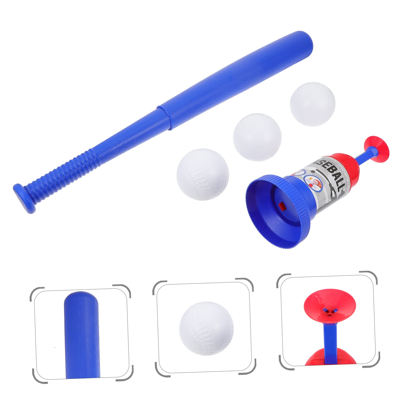 Abaodam Giocattolo per Allenamento di Baseball per Ragazzo Ragazza Lanciatore Automatico Leggero in Abs per Giochi Indoor e Outdoor Migliorare Coordinazione