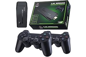 SUP GAME BOX Mini SNES, Video Game Stick, Retro Console with 2.4G Wireless Controllers