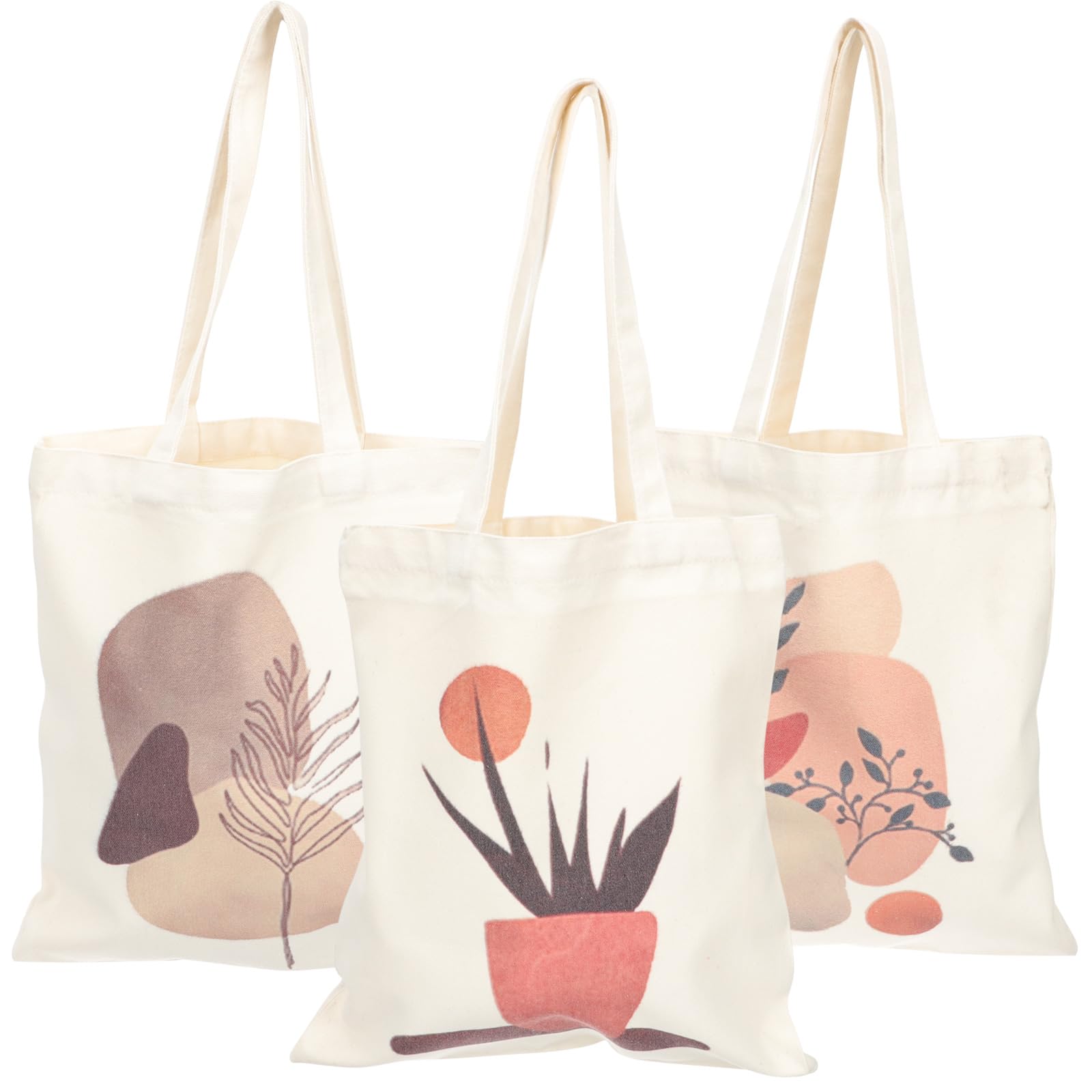 Borsa Shopper in Tela 3 Pezzi, Grande Borsa a Spalla