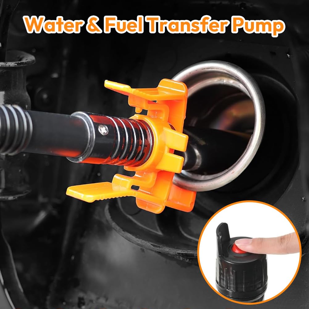 Pompa Elettrica Per Liquidi 2.4 GPM - Alimentazione A Batteria - Per Benzina, Olio E Acqua - Foto 8