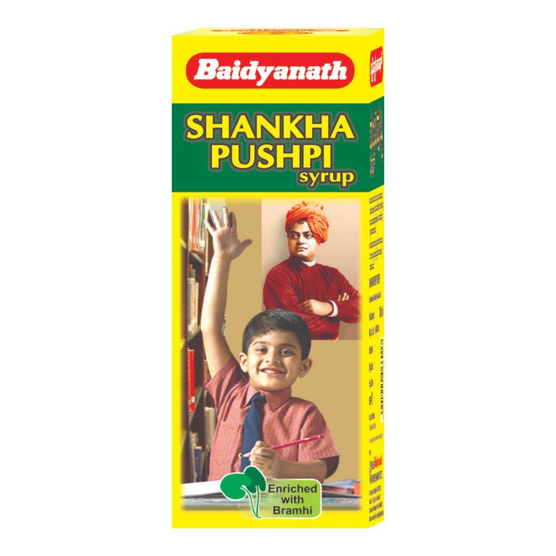 Baidyanath Asli Ayurved Shankhapushpi Syrup Concentration Supplement Mental Health Supplement 450 Ml