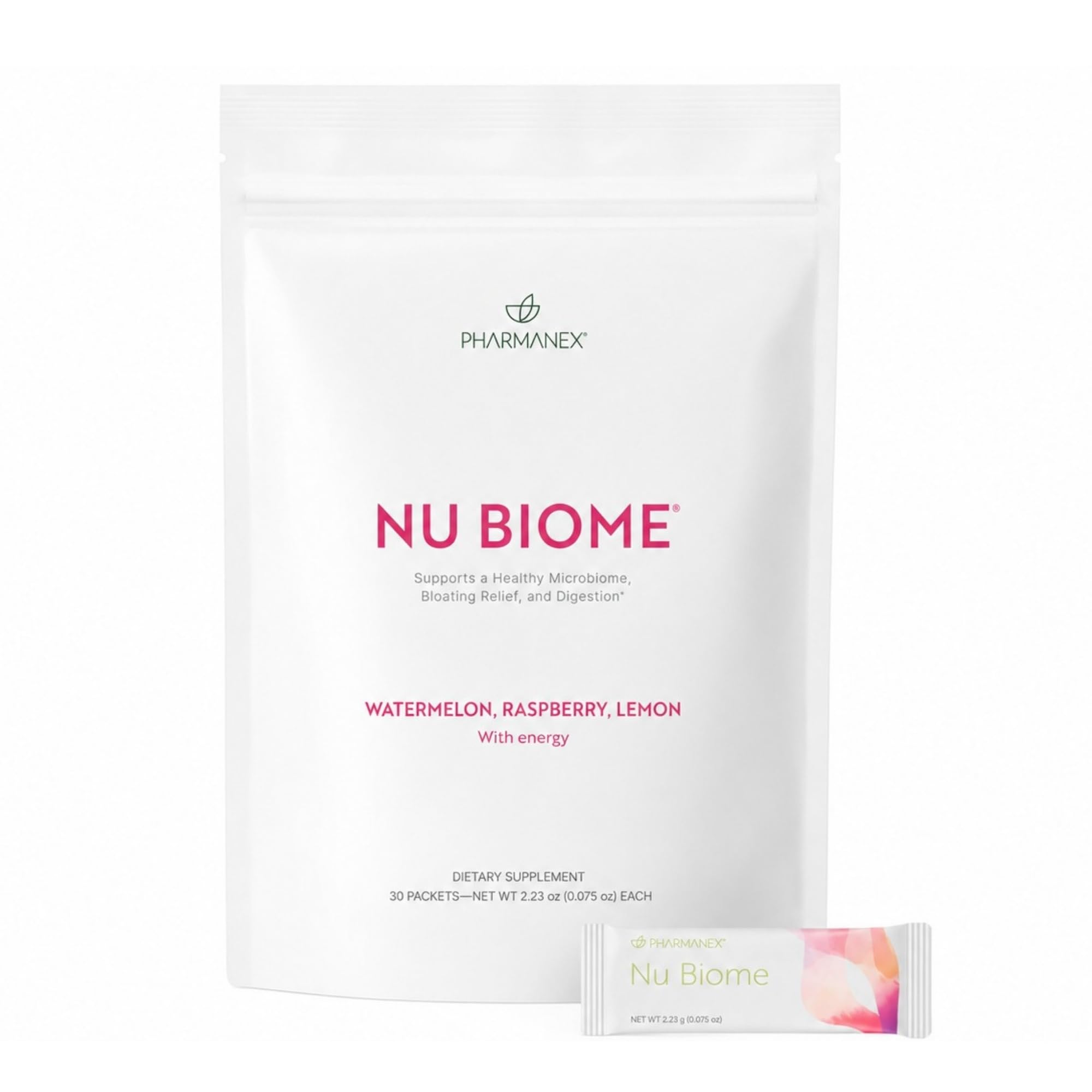 Amazon.com: Nu Skin Pharmanex Nu Biome | 30 Packets | Watermelon