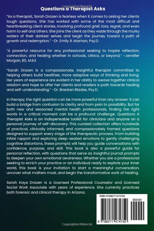 Questions A Therapist Asks: A Comprehensive Guide to Insight, Growth and Healing image 3