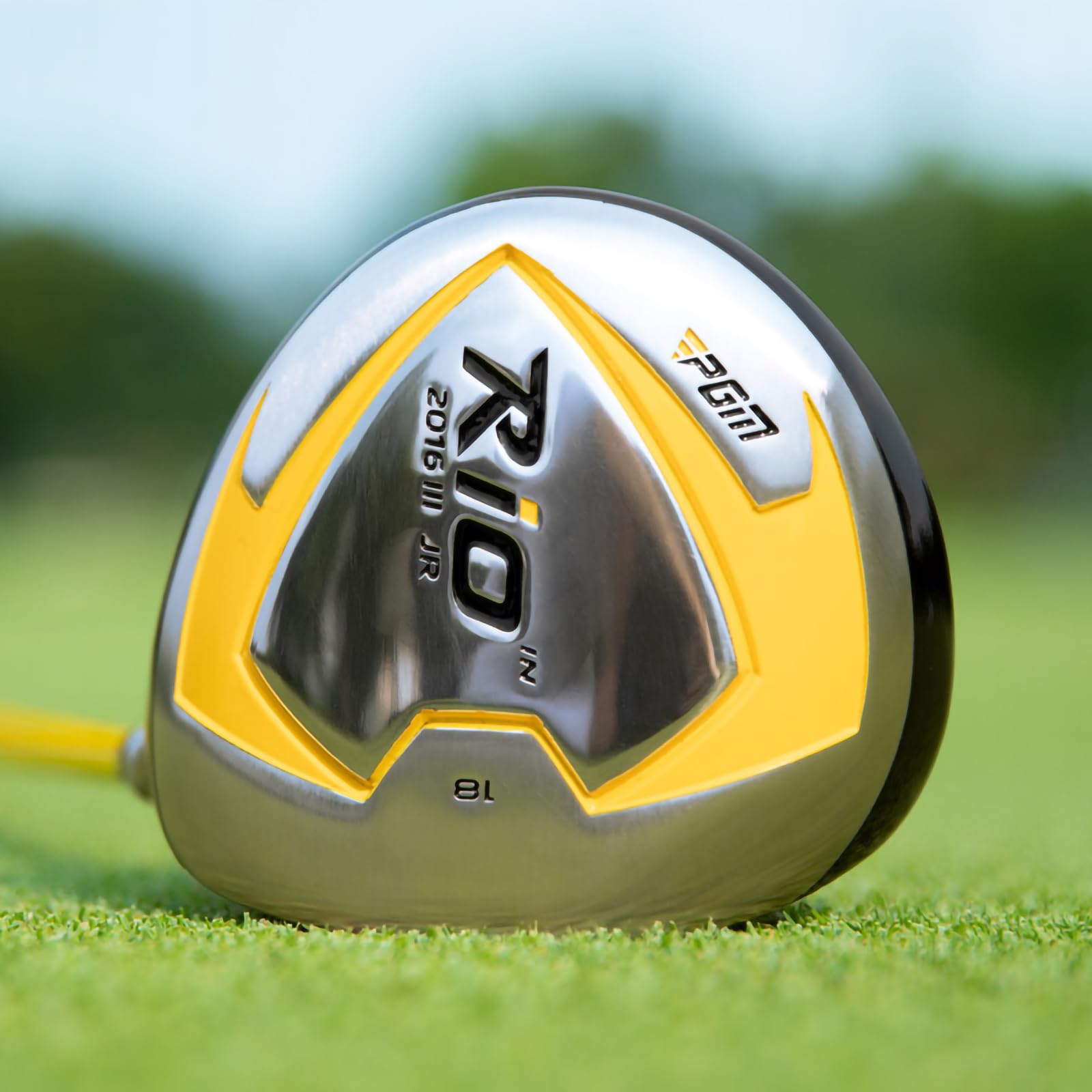 PGM Rio Golf Clubs - Juego completo de palos de golf para diestros y niños, 4 piezas de palos de golf juveniles con bolsa de soporte para niños y niñas