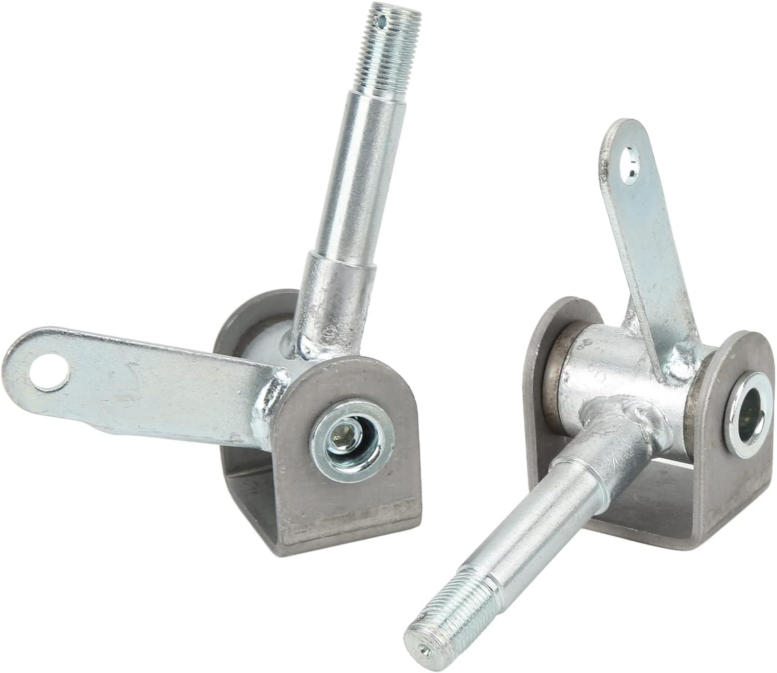 Tbest Kit Go+Kart+Spindle+Set Cart Steering Knuckle Axle 5/8 Wheel Strut 4.5Inx5/8In 2Pcs Right Left Steel Alloy Spindle Bracket Set For Go Kart Accessories