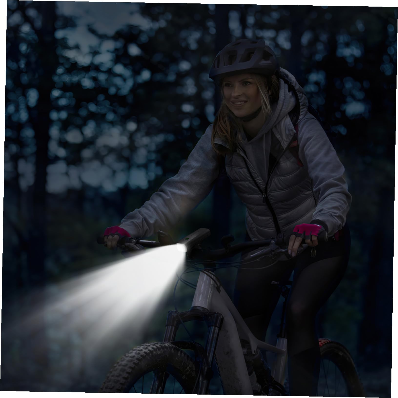 Luz de Bicicleta P28f Recargable 10000mah de Aleación de Aluminio