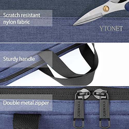 Image of Ytonet 14 Inch Laptop Sleeve, TSA Laptop Case with Handle, Water Resistant Protective Computer Carrying Case, Compatible with MacBook HP Dell Lenovo Asus Notebooks, Gift for Men Women, Dark Blue