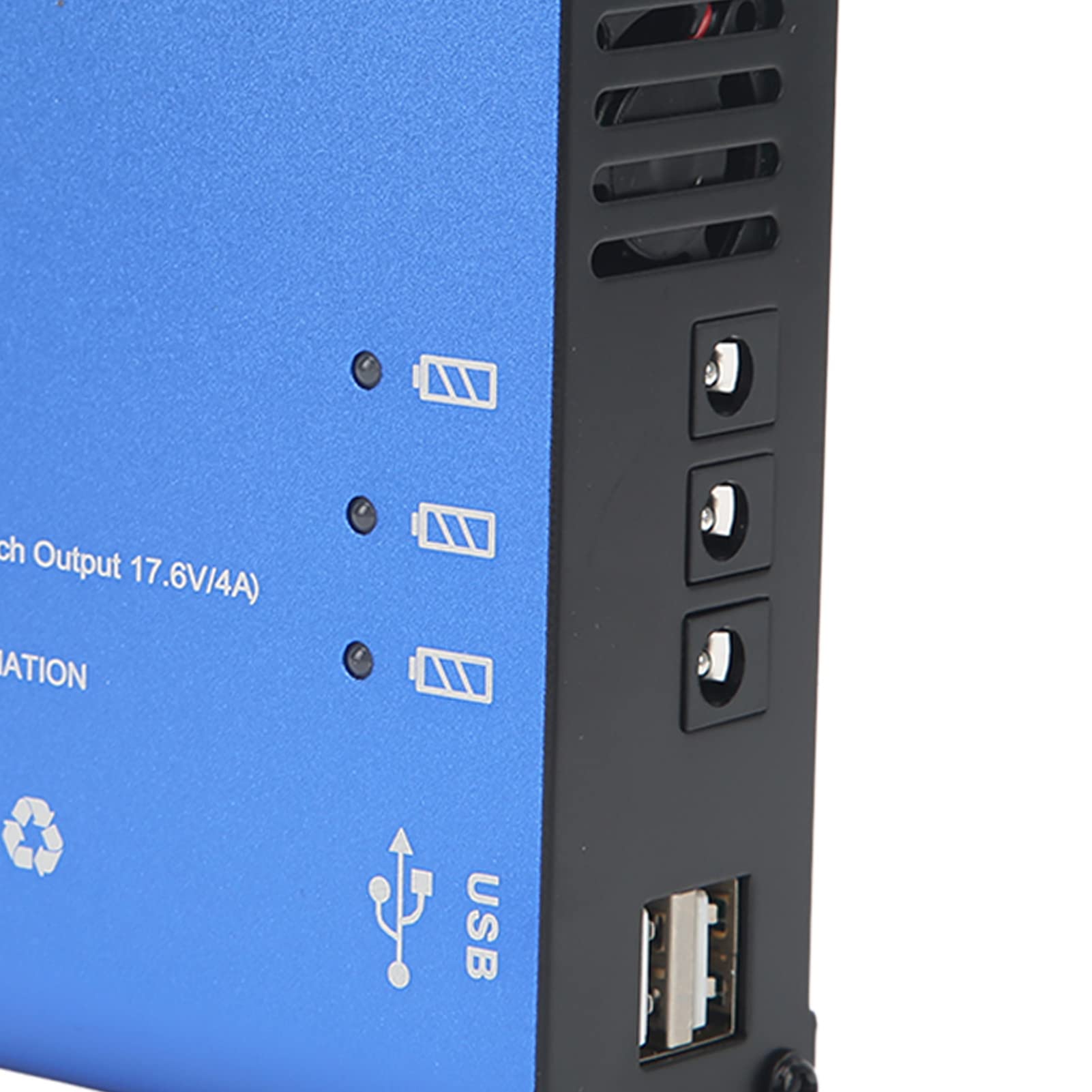 Chargeur de Batterie de Drone, Composants électroniques en Alliage d'aluminium, Outil de Chargement UAV Bleu avec Interrupteur pour 3