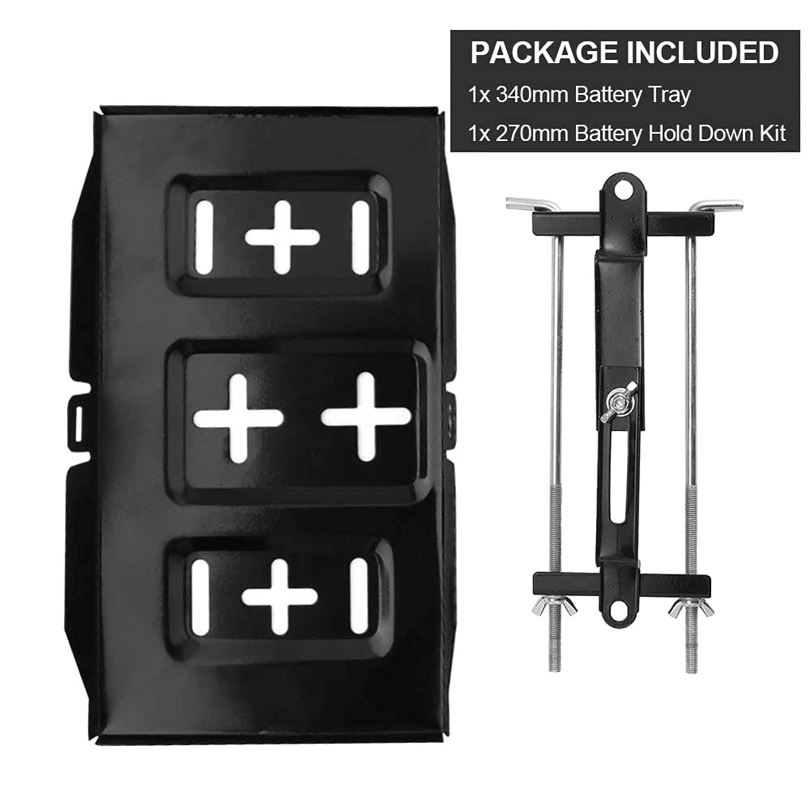 Morsetto per Batteria per Veicoli Extra Large, Cinturino in Metallo Regolabile, Installazione Semplice per Un ' Alimentazione automobilistica Stabile e, Potente Proprietario della Batteria