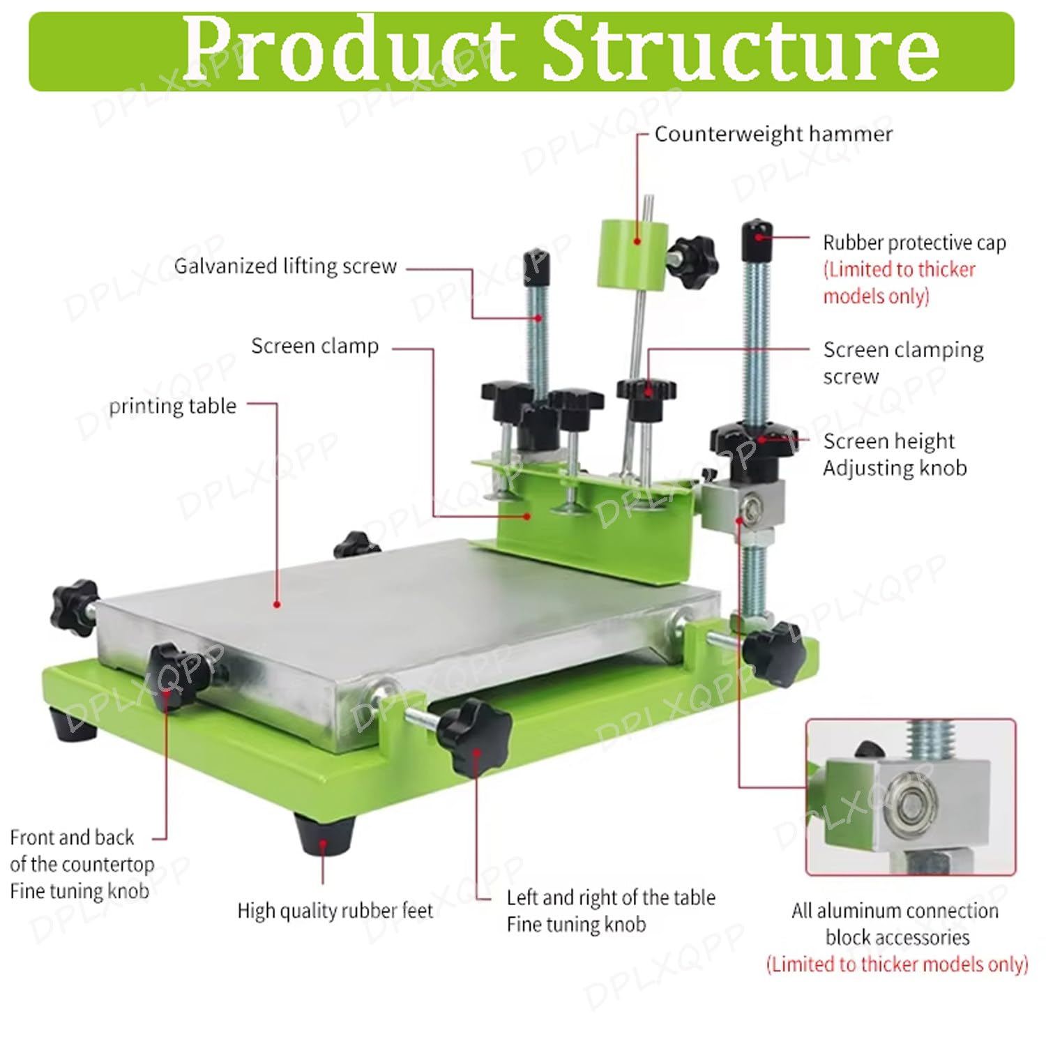 Kit Completo Serigrafia Fai-da-Te,Stampante per Tessuti,53 X 47,5 X32 Cm,Racla Abbinata da Gratuita per La Stampa Fai-da-Te,per Stampa Magliette,Legno E Carta,405 * 310