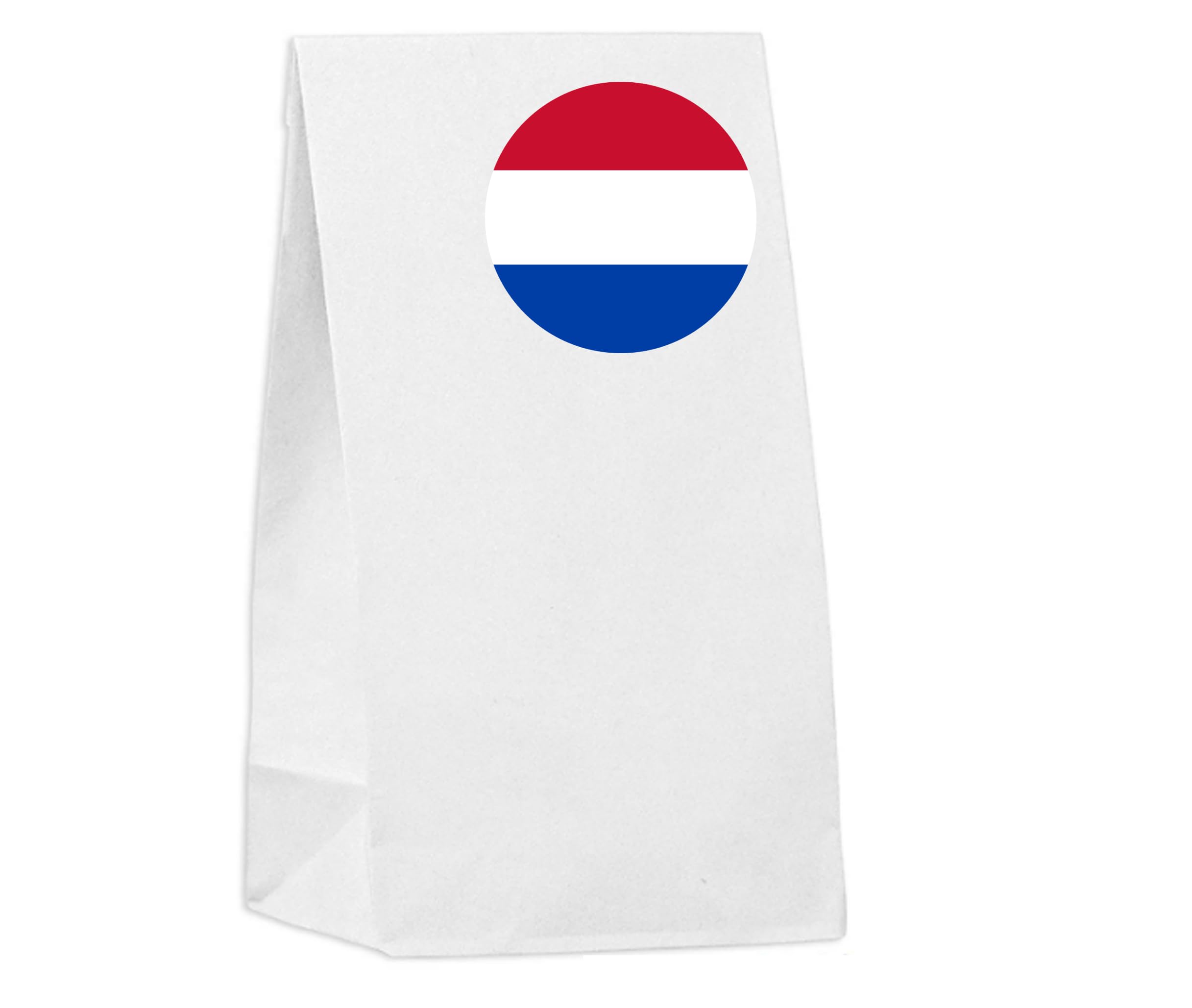 Coureur naam sticker met een Nederlandse vlag
