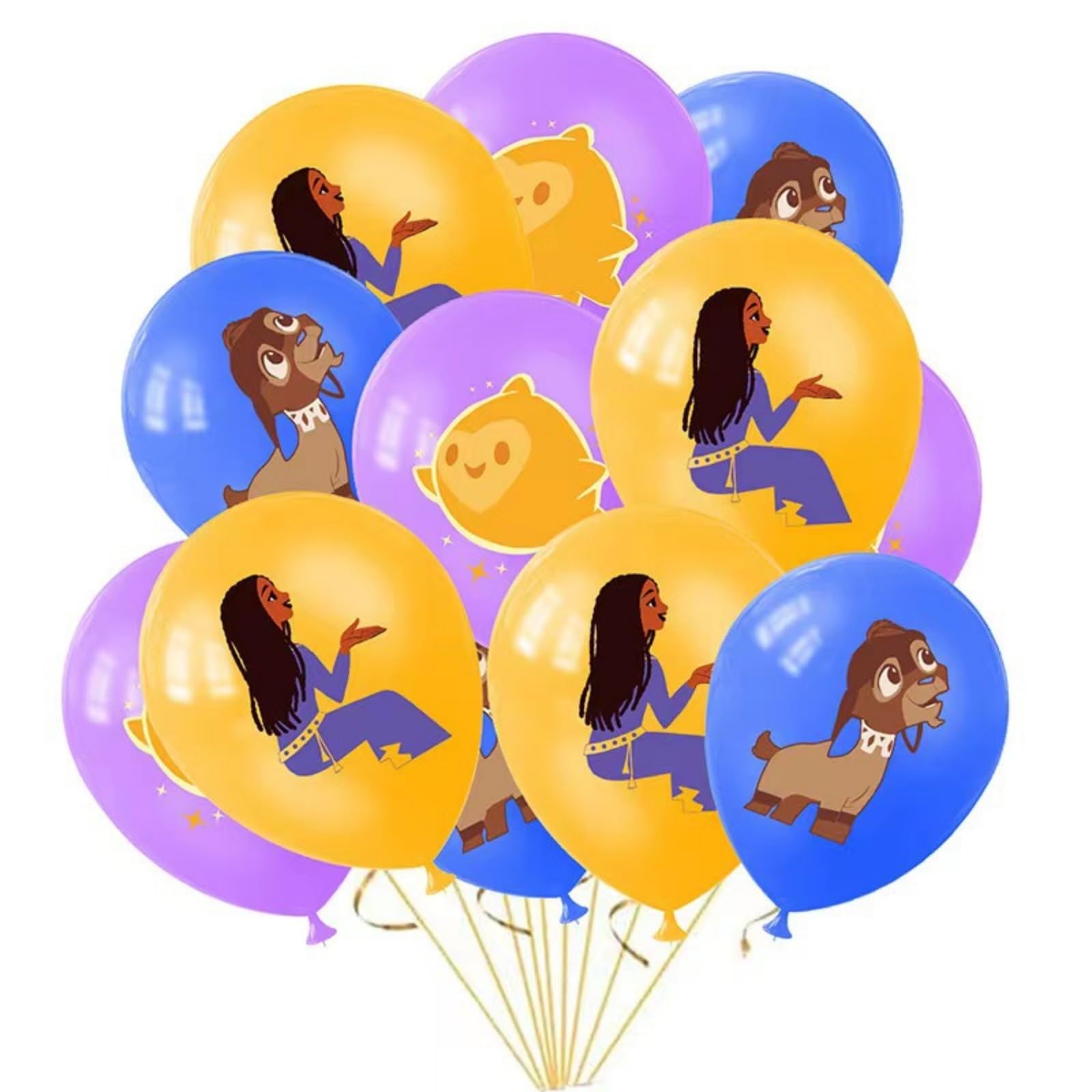 18Pcs Wish balloons, Wish party supplies, Wish theme girl birthday party balloons decoration