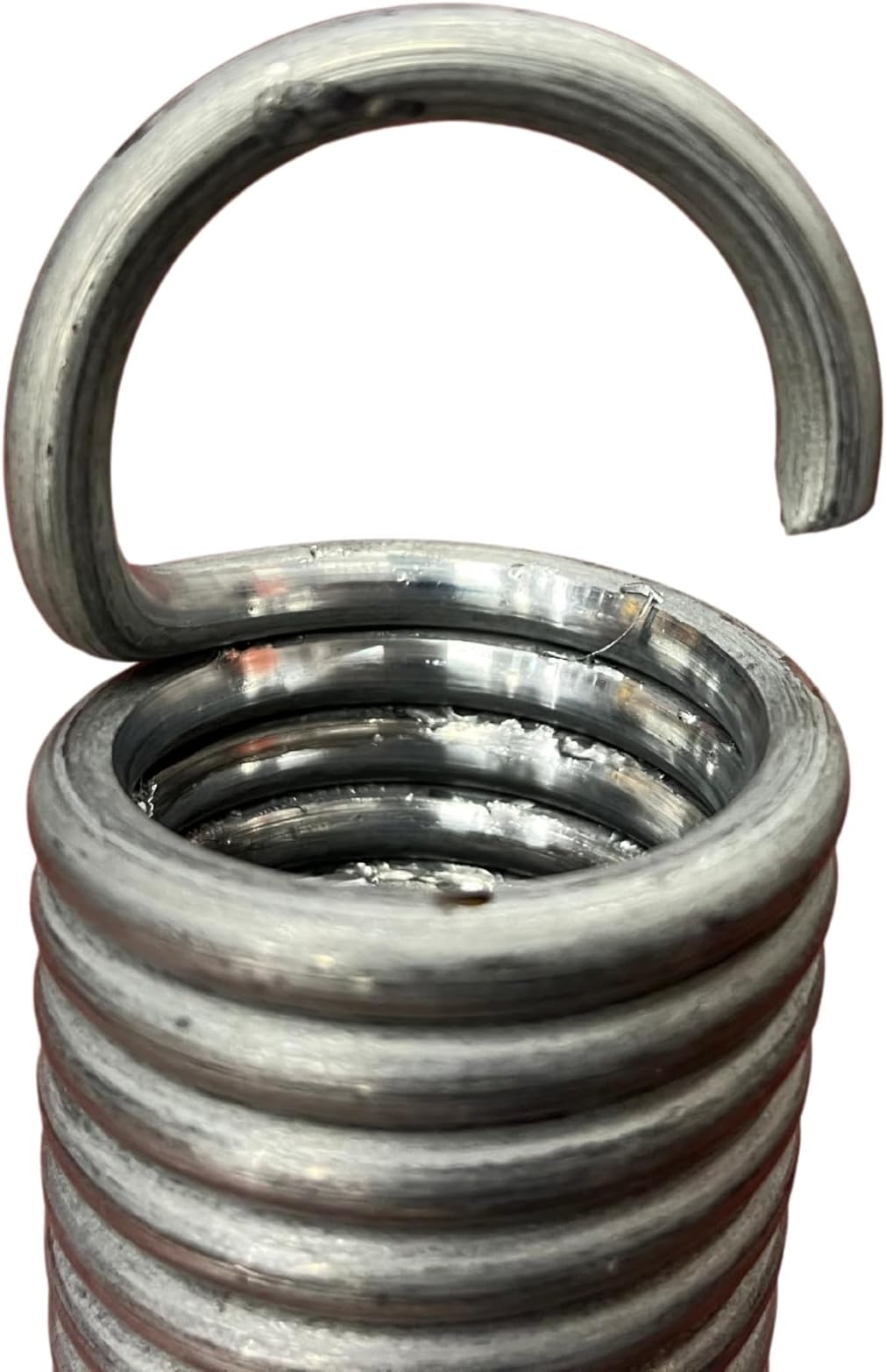 Compton Long Garage Shed Warehouse Door Spring Tension Replacement Spring | Made in Yorkshire | 6.4mm wire diameter | Body Length *ex hooks* 490 mm | coils 74 | Outside Diameter 50 mm