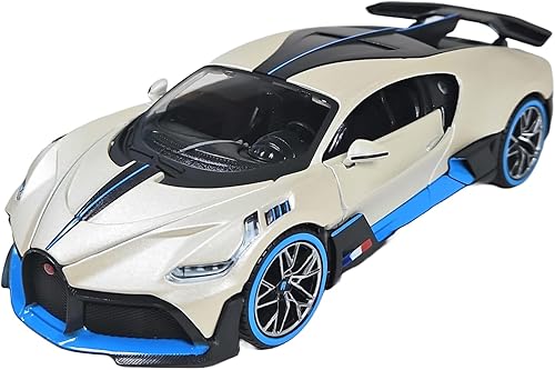 Maisto - Modelo a escala 1/24 compatible con Bugatti Divo Replica Deportivo Modelo 2018 (blanco mate)