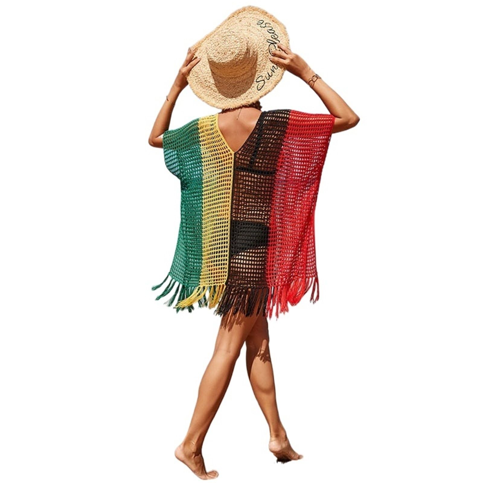 Copricostume Donna Abito da Spiaggia all'Uncinetto Copricostume Bagno Sexy for Costumi Estivo Donna