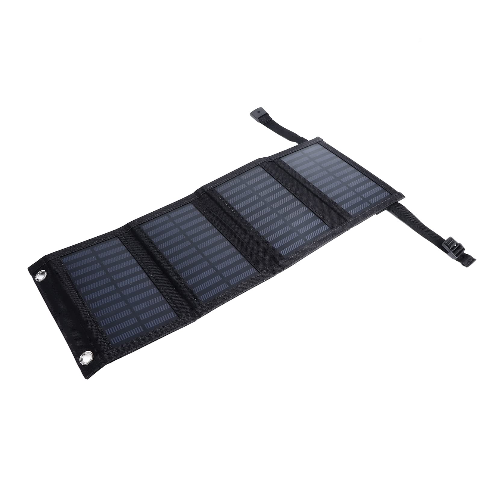 Chargeur Solaire 20W, Banque d'alimentation Portable extérieure avec 4 Panneaux solaires, Batterie Externe à Charge Rapide Compatible avec Les Smartphones, tablettes, etc.(20W)
