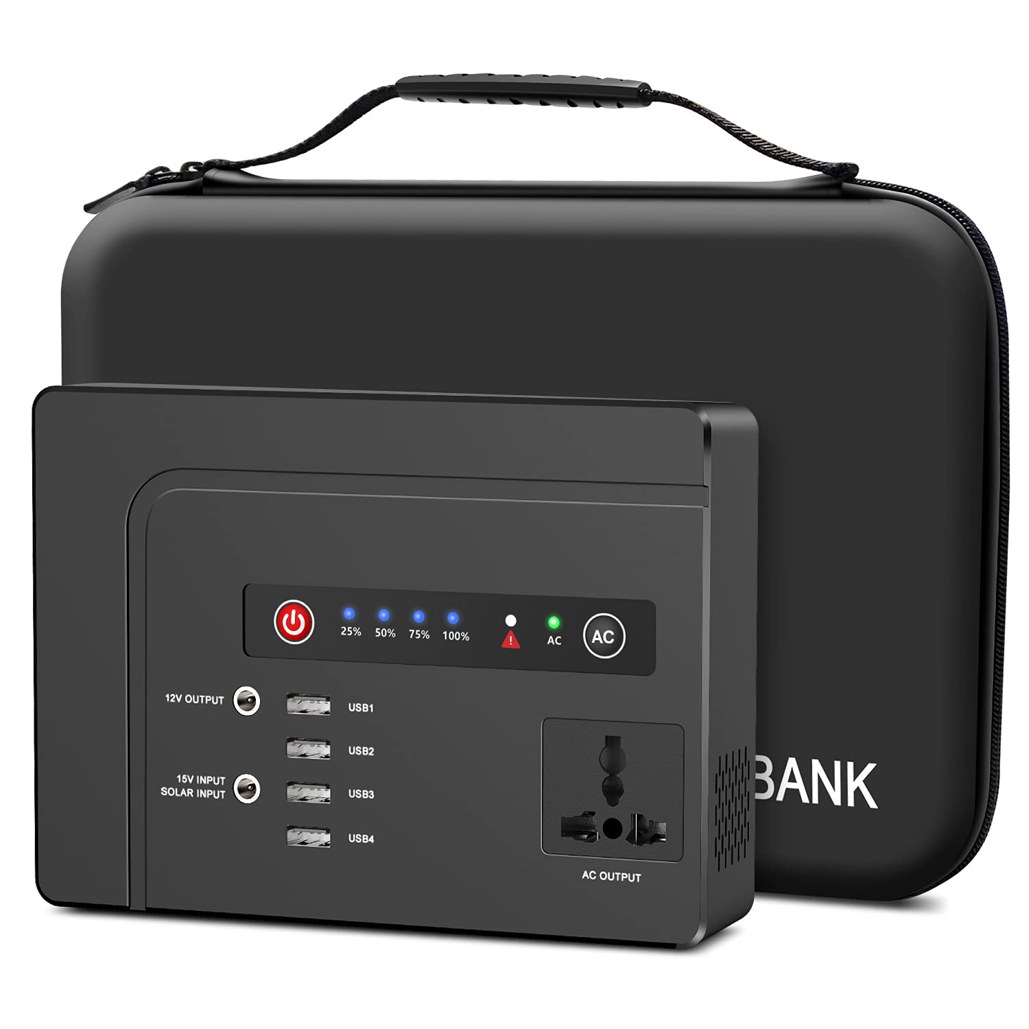 Powkey 200W Portable Power Station,156Wh Portable Outlet,Generator