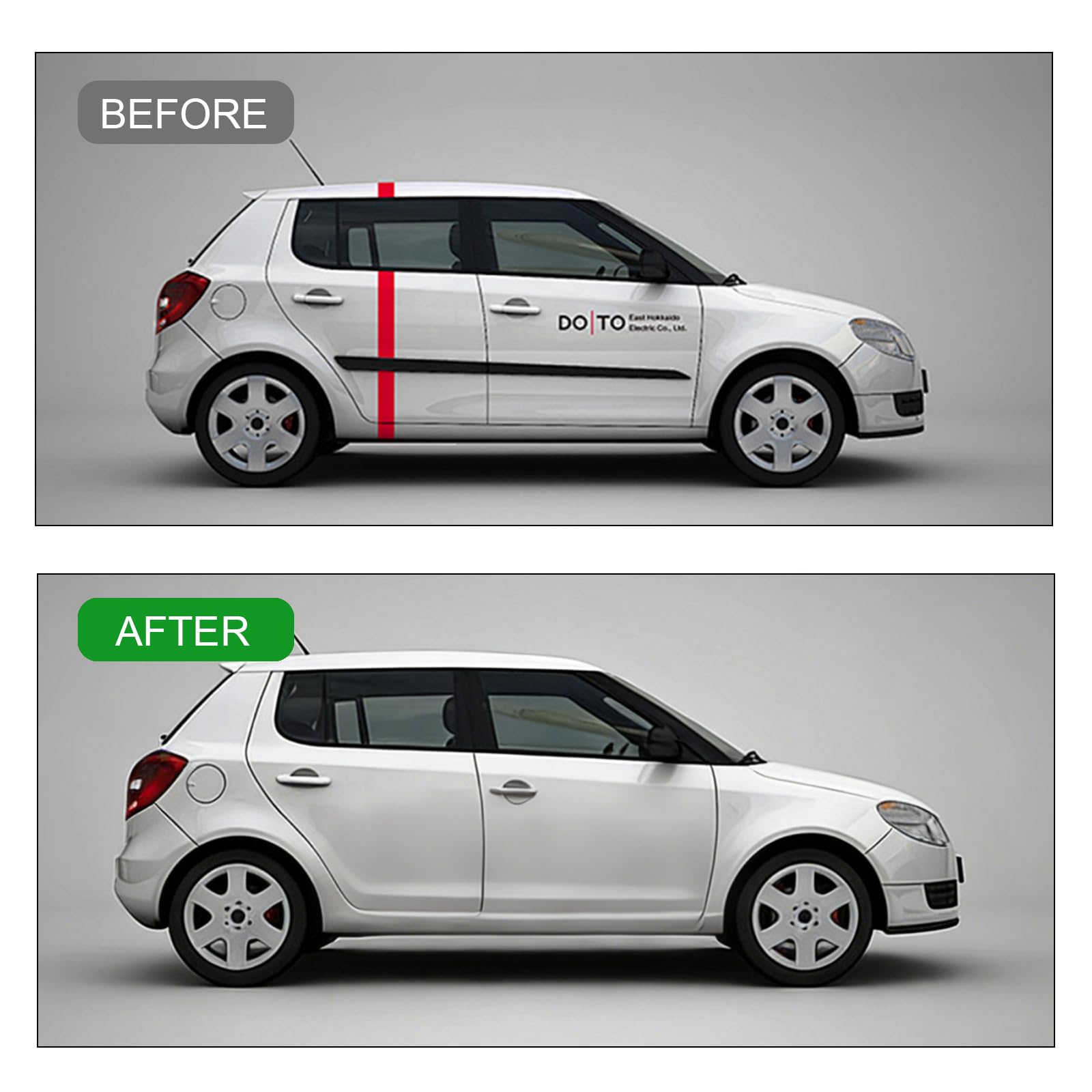 Shuqio Kleberentferner 4er Set Folienradierer mit 15 Ersatzklingen Adapter für Akku-Schrauber und Geradschleifer zur Sanften Reinigung von Auto und Motorrad - 5