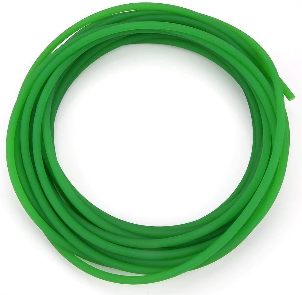 High-Performance Urethane Round Belting, PU Transmission Belt Polyurethane Round Belt for Drive Transmission Green (6mm10m)