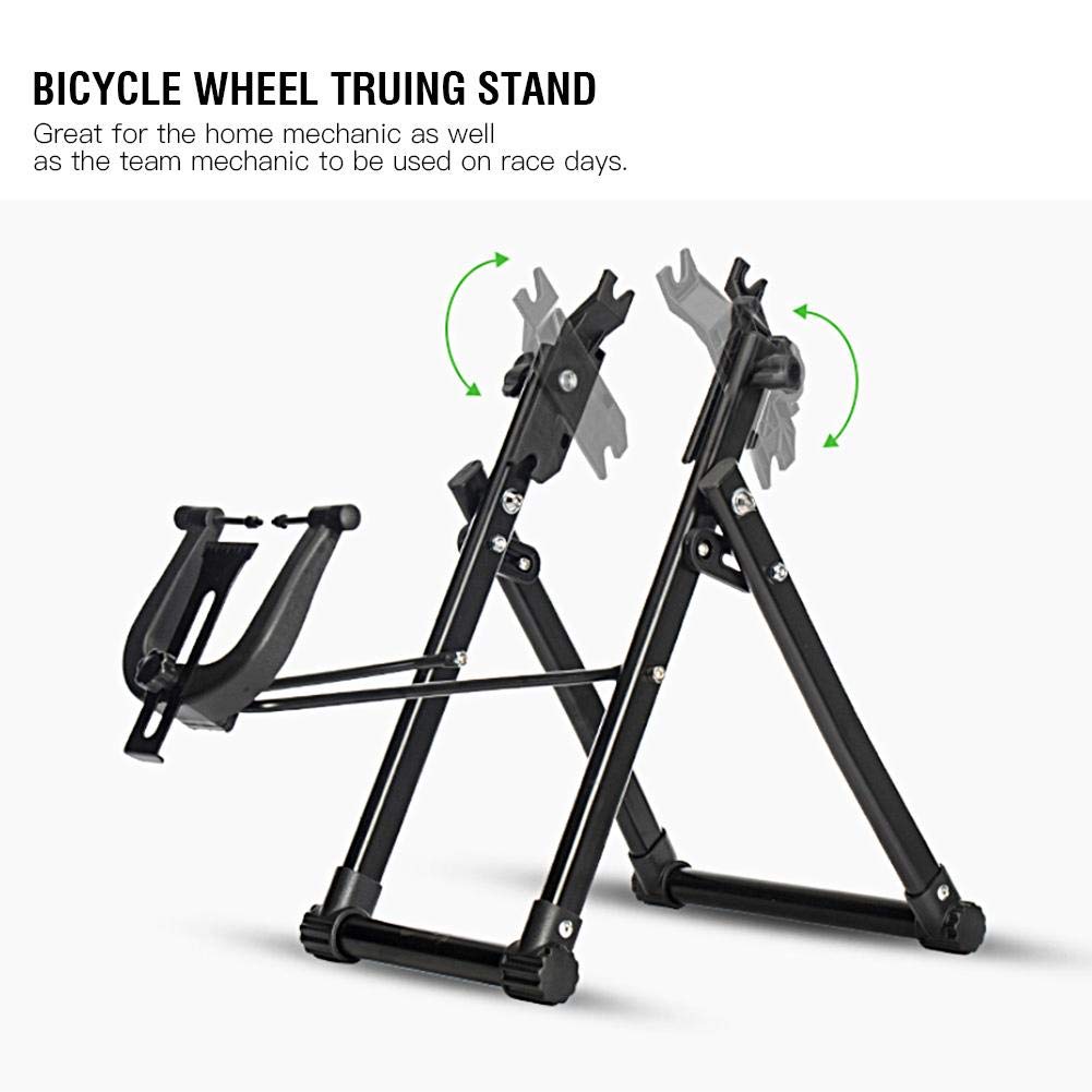 Image secondaire de SOULONG Support d'Entraînement Vélo Pliable Trainer pour Vélo Intélligent en Alliage d'Aluminium pour Vélo Noir Convient pour Mé