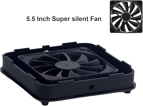 Miniatura 4 de Mini soporte MAC, diseño de mini ventilador de refrigeración, chasis de modificación de viento súper fuerte, equipado con un ventilador silencioso