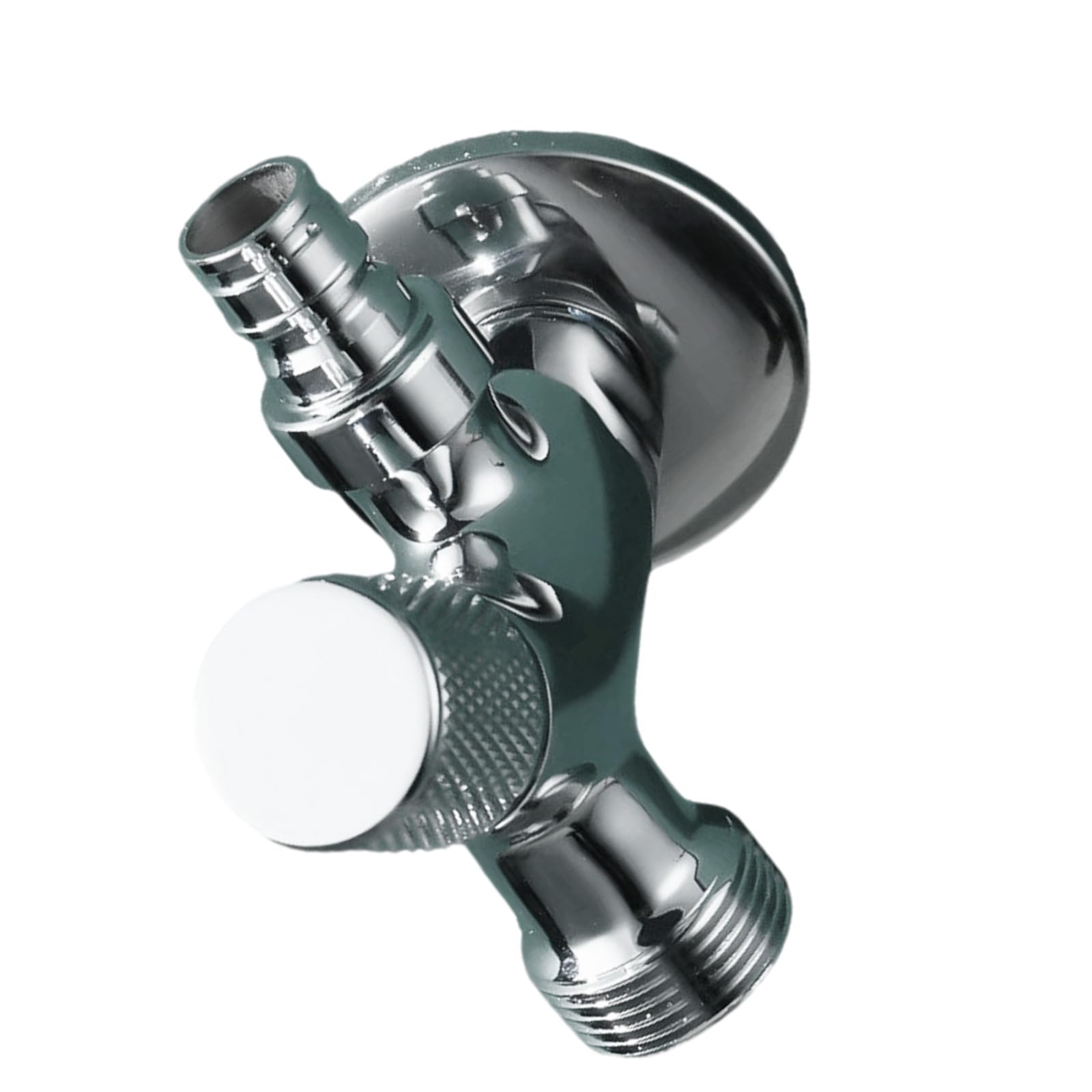 Msioytog E 1 Dual-Outlet 1-Inlet 2-Output For Bathroom & Kitchen, Corrosion-Resistant Quick-Install Plumbing Adapter Rosion Resistant Brass Angles Valves