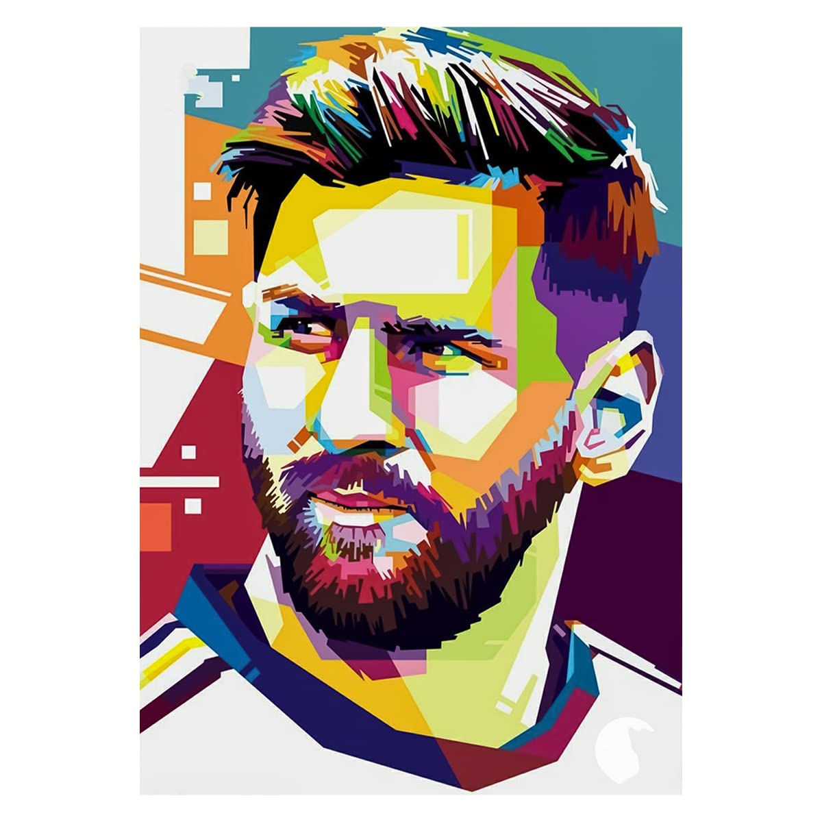 Messi Wall Sticker - Messi Cool Wall Poster - Messi Illustration Wall Poster Sticker - Messi Football Wall Poster Sticker - 300GSM - Glossy - Strong Adhesive - starxdecals (B0BPQFF935) Amazon Price History, Amazon Price Tracker
