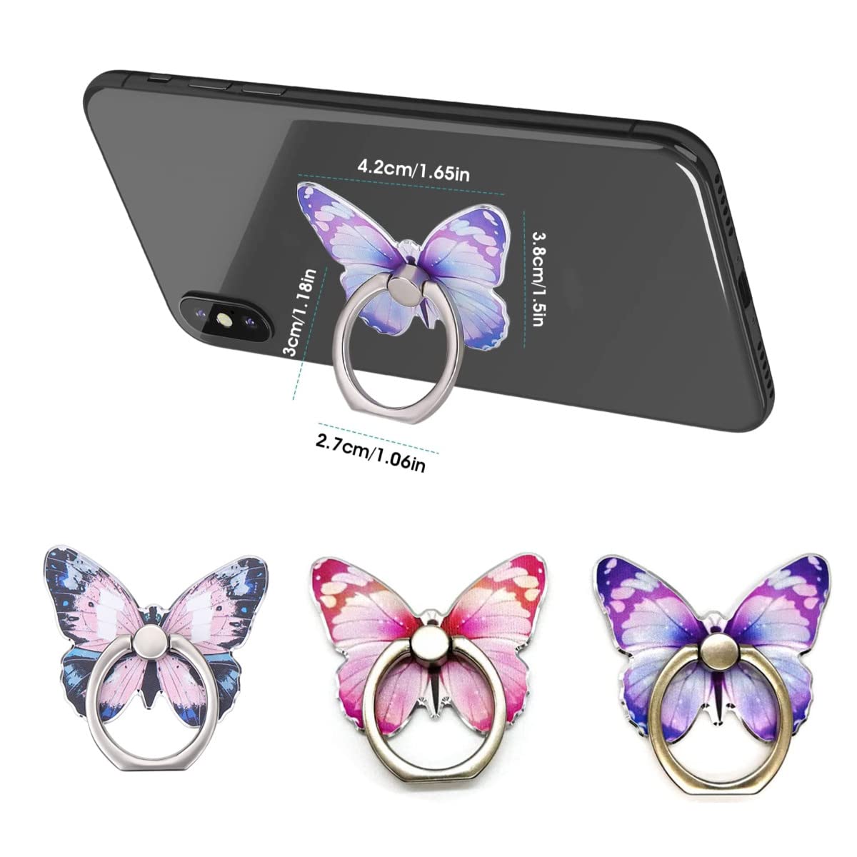 Fdit Supporto Per Telefono Cellulare Antiscivolo Rinforzato 2 In 1