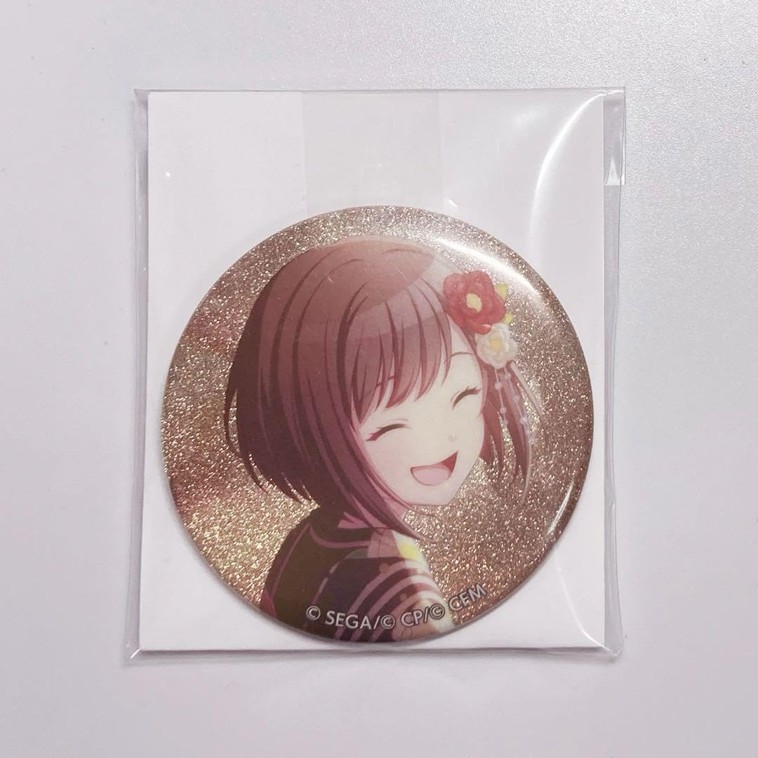 Amazon.co.jp: ボカロ 東雲絵名 グリッター缶バッジ 9C 夏祭り W 