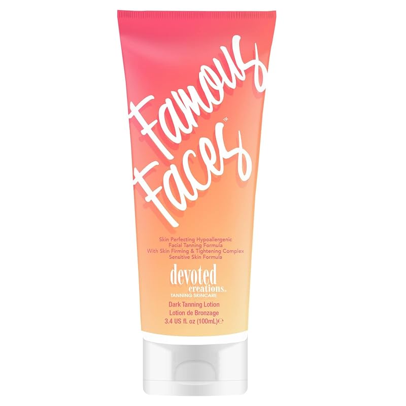Loção autobronzeadora facial Devoted Creations Famous Faces, 100 mL
