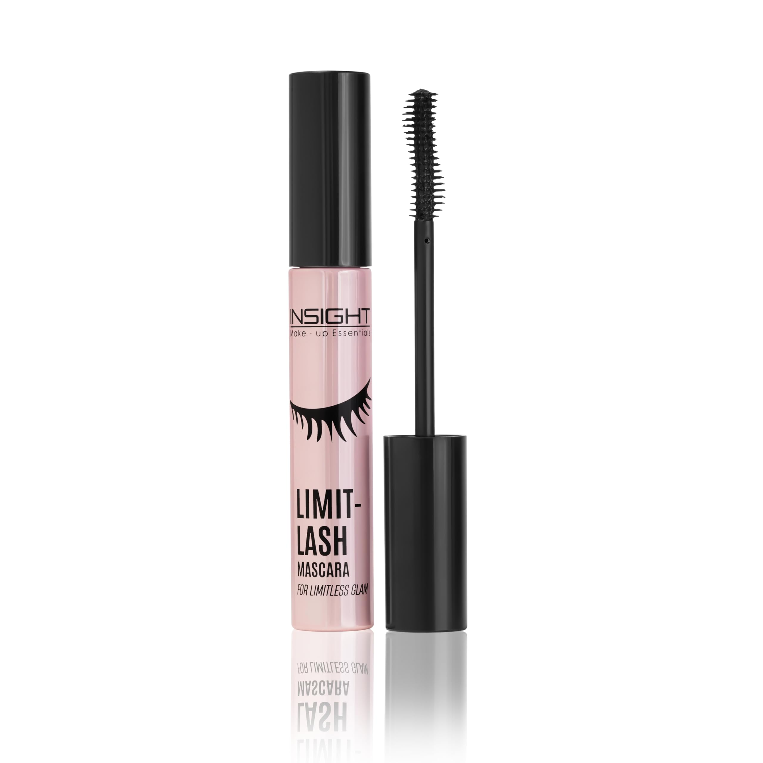 insight cosmetics limit lash mascara|dramatic volume & length| lifts, defines & curls|smudge-proof|clump-free|intense black, 13g