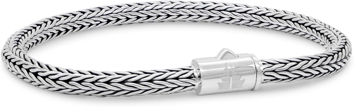 Foxtail 4mm Round Chain / Push Button Lock