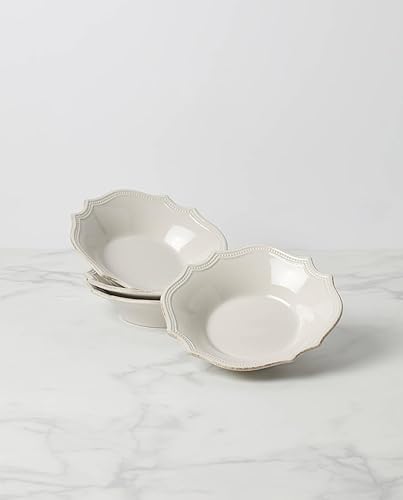 Miniatura 2 de Lenox French Perle Bead White - Cuencos individuales para pasta, juego de 4