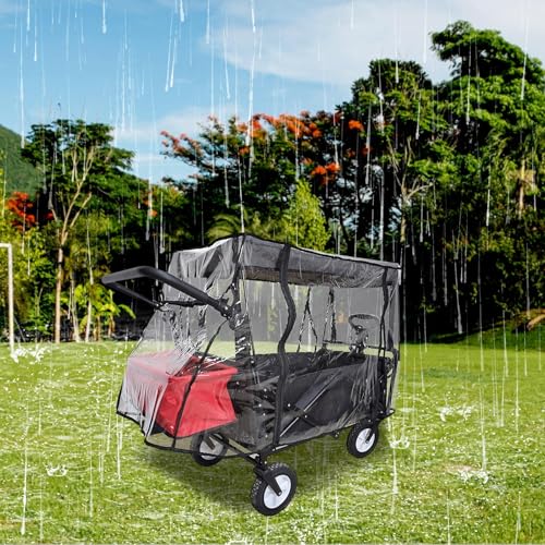 Housse de pluie pour chariots pliables évitant les infiltrations d'eau - 2