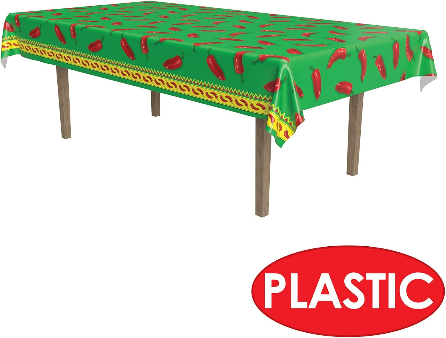Beistle - Chili Pepper Tablecover - Standard