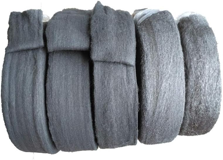 Madahu, Abrasive Tools 1KG/Roll Steel Wire Wool Coarse to Fine 4 to