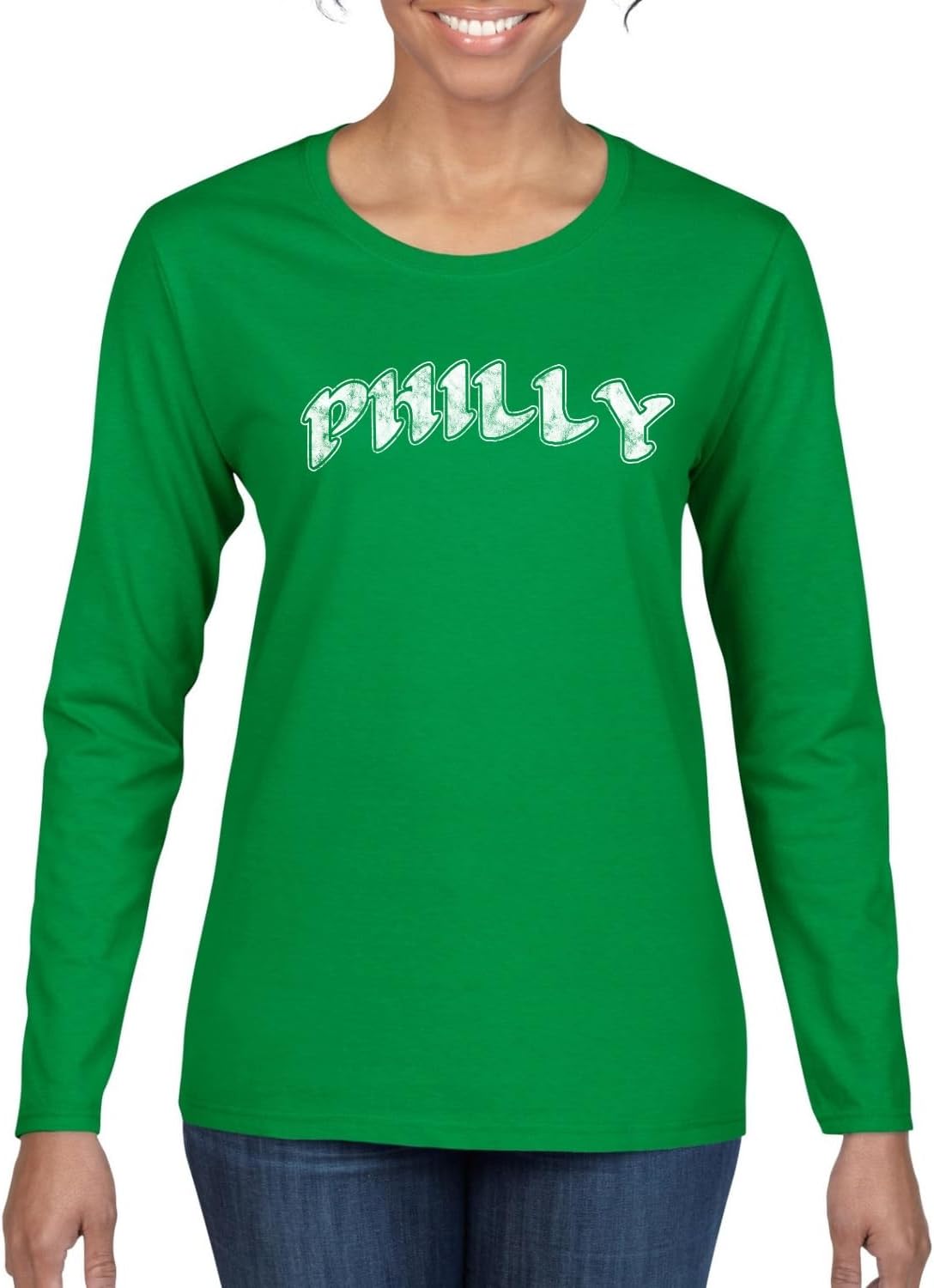 Wild Bobby Philadelphia Fan | PHI Fantasy Football Sports Womens Graphic Long Sleeve T-Shirt