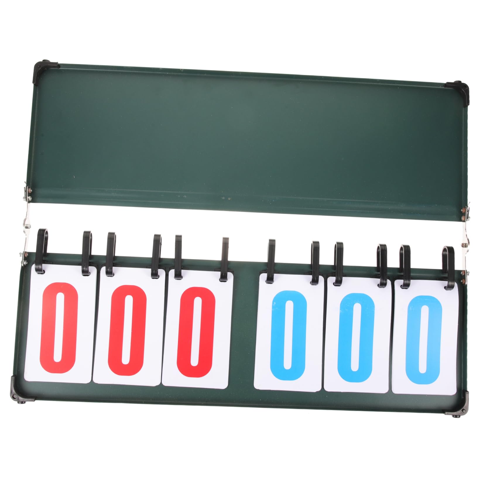 Happyyami Sturdy Aluminum Basketball Scoring Board Tennis Scorekeeper Portable Scoreboard for Sports Games