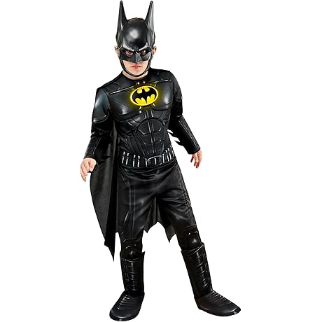 Rubie's Boy's DC: The Flash Movie Batman (Keaton) Deluxe Costume
