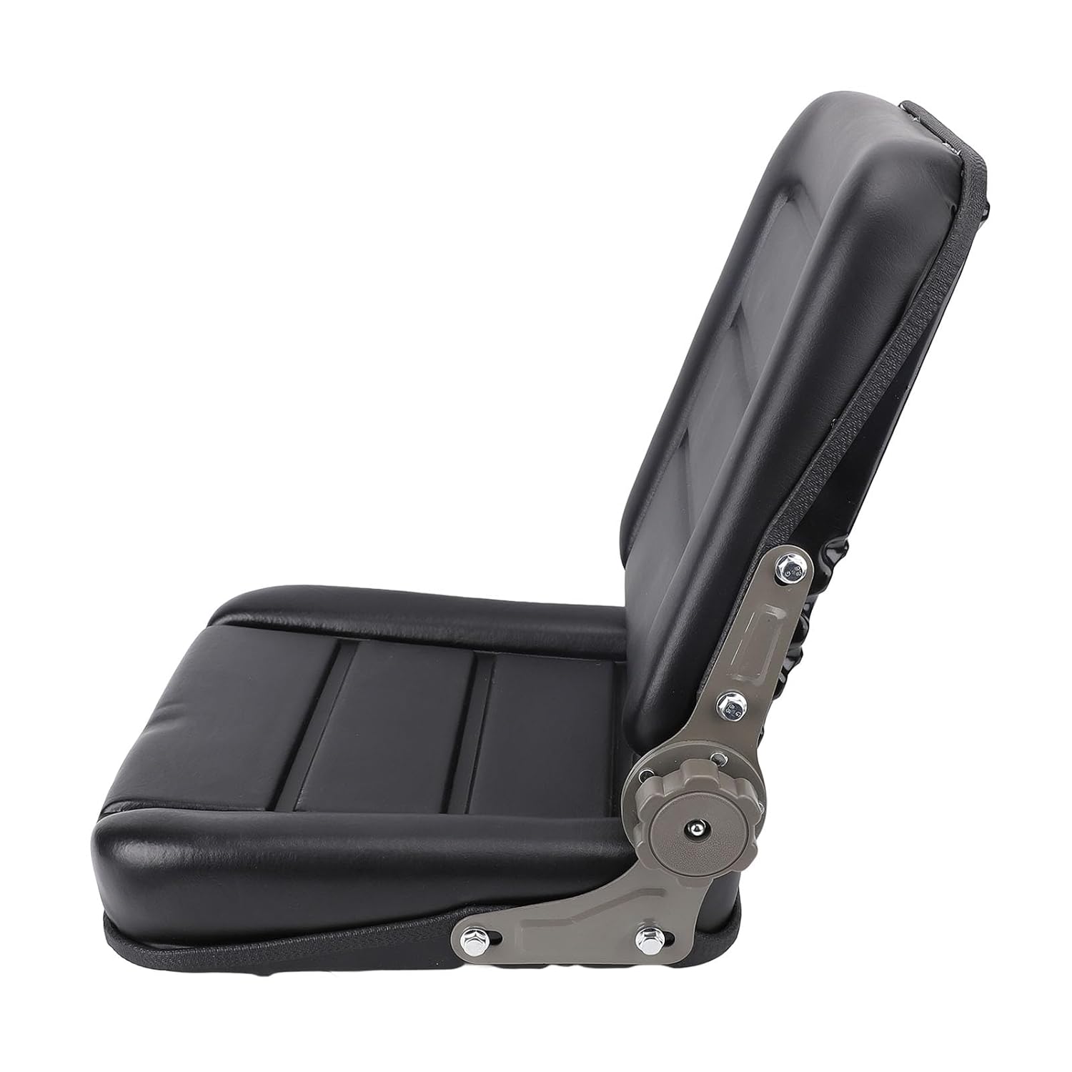 Comfortable Ergonomic PU Leather Forklift Seat, Rustproof Frame, Easy Installation, Versatile Upgrade for Tractor, Vehicle, Twist Hand