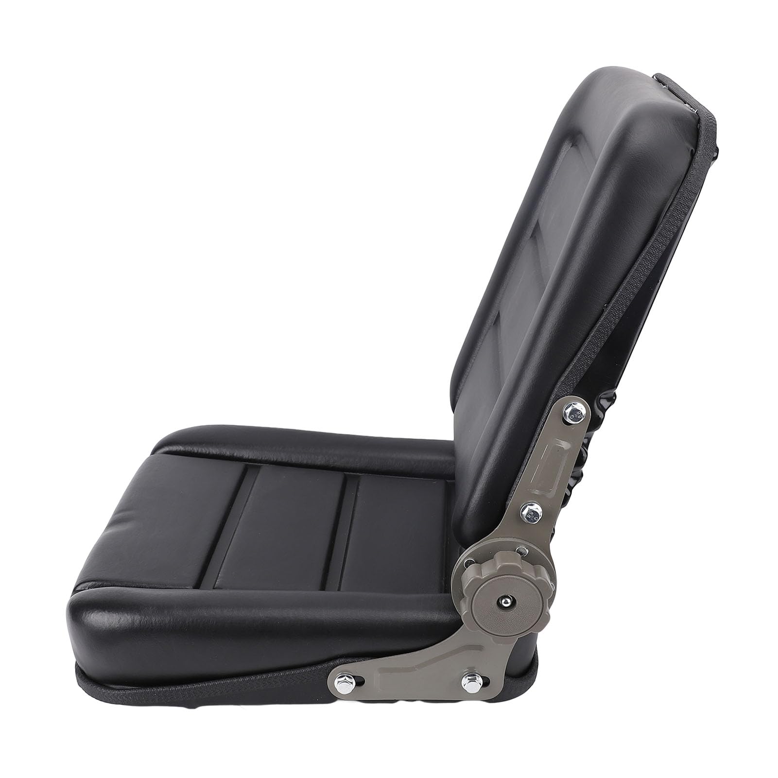 FTVOGUE Reemplazo de Asiento de Carretilla Elevadora de Cuero de PU, Estructura Reforzada Resistente para Triciclo de Tractor, Cómodo Asiento de Tractor Universal para Vehículos Agrícolas