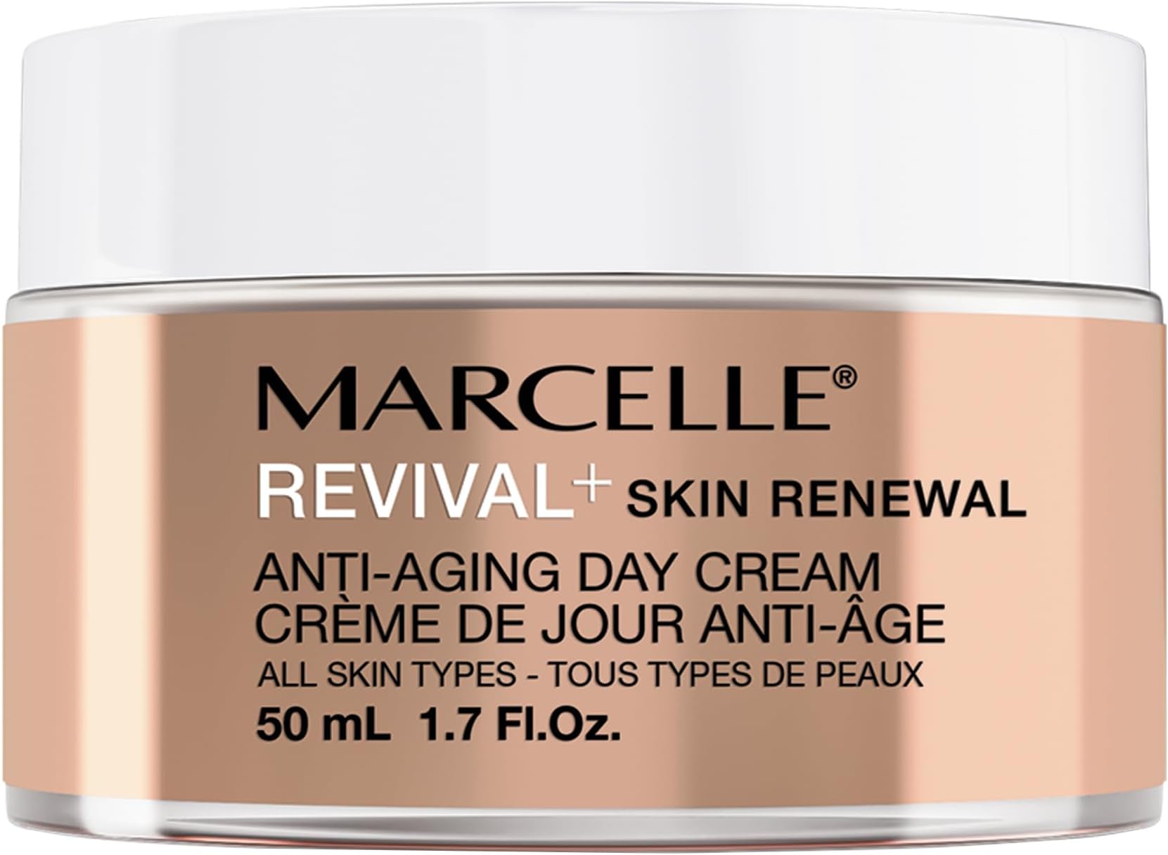 Marcelle Revival+ Skin Renewal Anti-Aging Day Cream, Hypoallergenic and Fragrance-Free