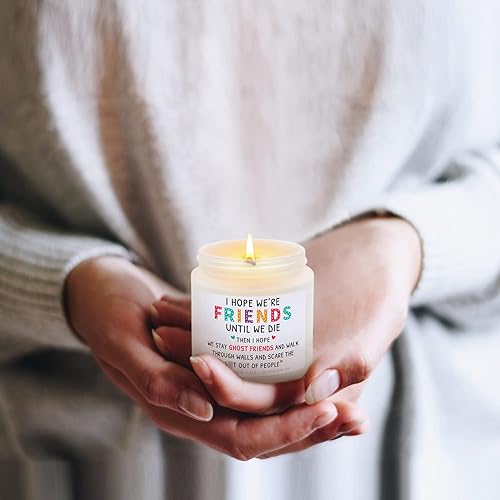 Miniatura 5 de Velas de regalo para mejores amigas, regalo de cumpleaños divertido para amigos, regalos de amistad para mujeres, amigas, hermanas, mejores amigas,