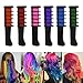 Produktbild Haarkreide Kamm, Etmury Temporär Haarfarbe Kreide Kamm,6 Stück Mini Instant Einmalige Haare Kreide Kamm mit Handschuhe und Schal für Kinder Haarfärbemittel, Party und Cosplay DIY