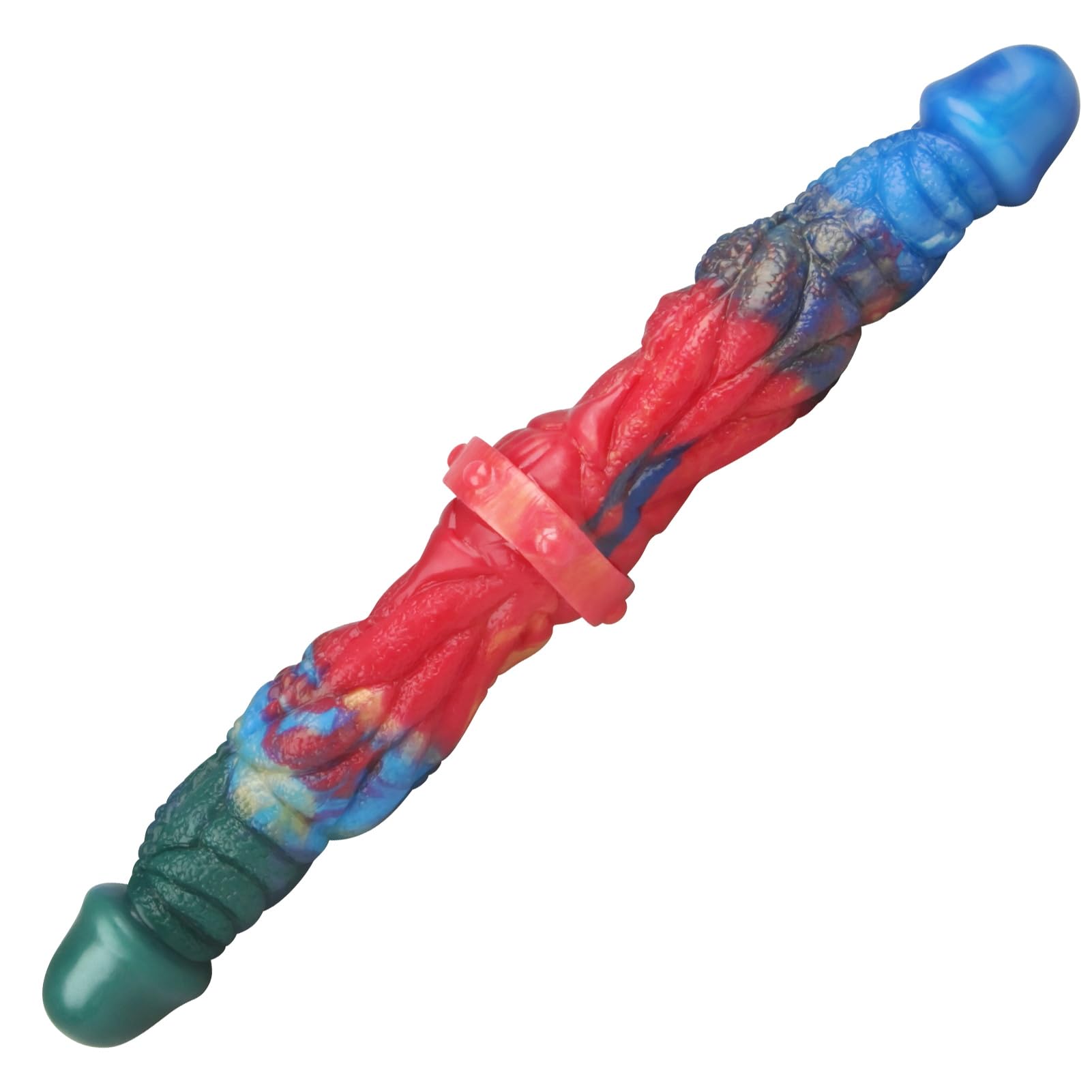 Double Ended Dildo Realistic Dual Side Penis Liquid Silicone Long Anal Plug G Spot Stimulation Prostate Massager Couple