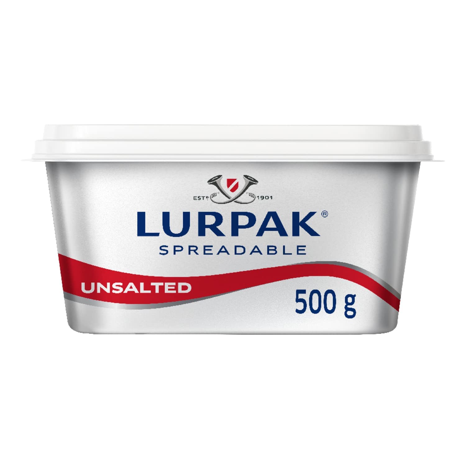 Lurpak Spreadable Butter Unsalted 500g